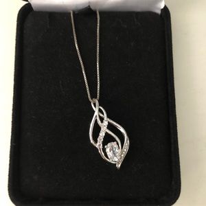 White Sapphire Necklace